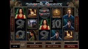 Immortal Romance Slot View